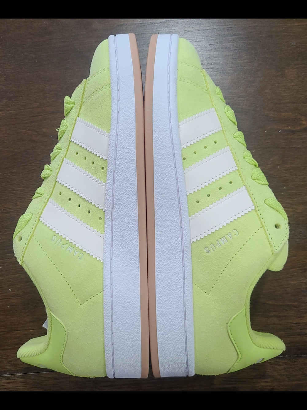 Adidas Campus Women’s Shoes - Neon Yellow White